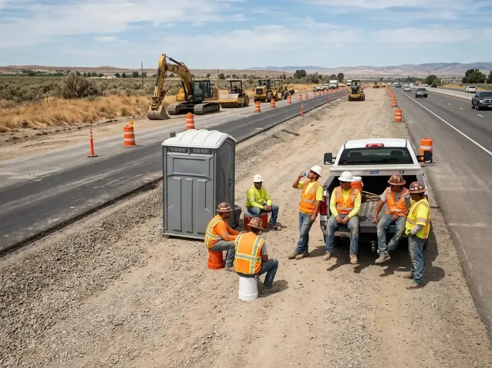 highway-road-construction-crew-007 — frequently asked questions, Porta Potty and Restroom Rentals in Briar Chapel, NC